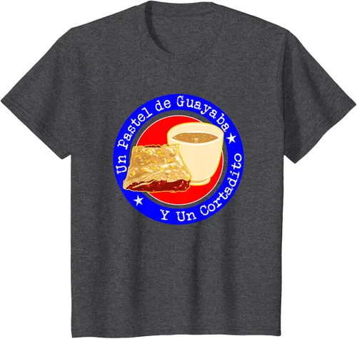 Vista 20 de Divertido desayuno cubano café guayaba guayaba café camiseta Negro