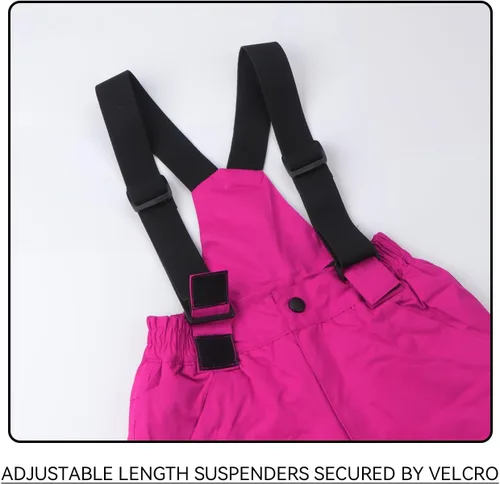 Vista 5 de AIMISYOU Conjunto de chaqueta y pantalones de esquí para niños, abrigos de lluvia para snowboard de invierno, trajes de nieve para niñas y niños