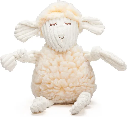 Vista 17 de HuggleHounds Knottie Juguete de Peluche para Perros - Juguete de Animal de Peluche para Perros, Juguetes para Cachorros, Juguete Chirriante