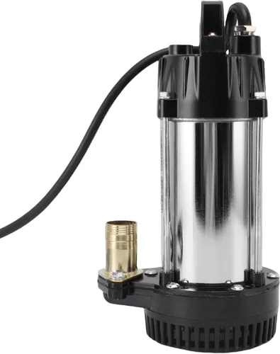 Vista 2 de Generic Bomba sumergible de acero inoxidable de 300 W con velocidad de 4 mh conveniente para ganado 1 x sumergible (DC12V)