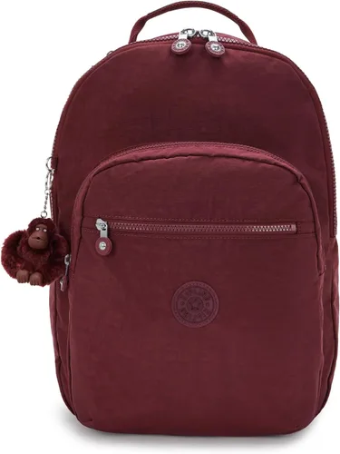 Vista 43 de Kipling Seúl - Mochila pequeña para tableta, diseño de flores acuáticas, talla única