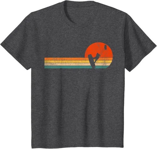 Vista 22 de Camiseta retro de kitesurf de kitesurf de kiteboarder vintage, Negro, S
