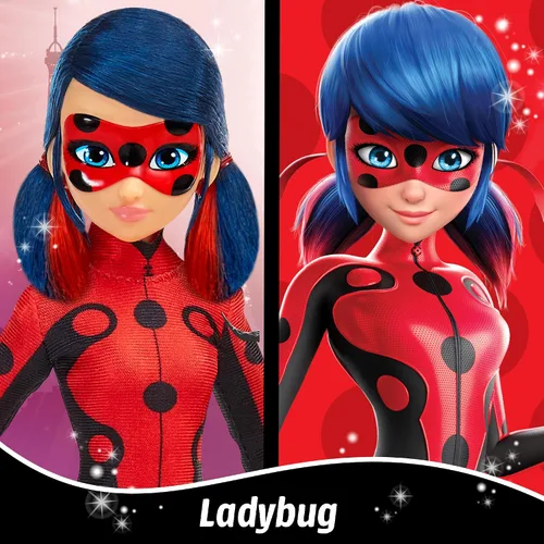 Vista 11 de Miraculous Muñeca de moda Heroez de la temporada 6 de Ladybug con accesorio de Playmates Toys