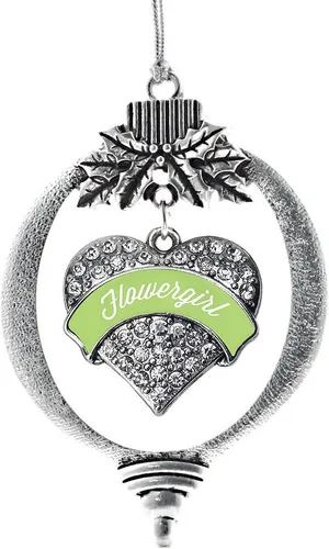 Vista 79 de Inspired Silver - Adorno con dije de hermana gemela - Adornos navideños de plata con circonitas cúbicas