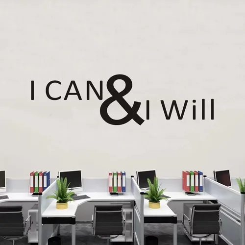 Vista 9 de SEATUNE Calcomanías de pared con citas inspiradoras, calcomanías de pared motivacionales para oficina, gimnasio, oficina, oficina, escuela, aula