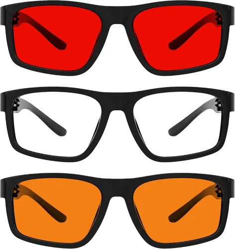 Vista 302 de Eyekepper Gafas de luz azul para hombre y mujer, paquete de 6 lentes Pilot Paquete de 6 color mezclado