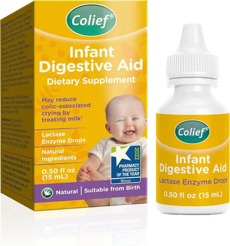 Vista 9 de Colief Ayuda digestiva infantil Gotas de gas para bebés Alivio natural y seguro de gases infantiles Reduce los cólicos del bebé, hinchazón