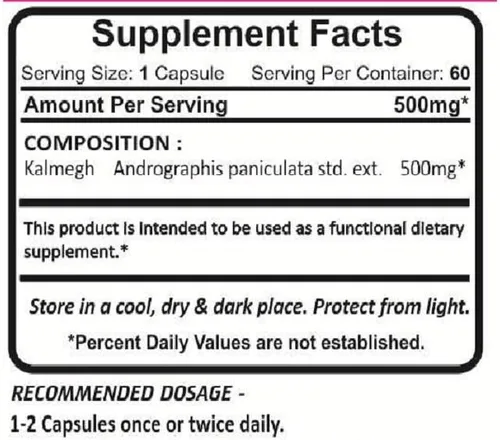 Vista 3 de Planet Ayurveda Echinacea, 500mg Cápsulas Vegetales - 2 Botellas
