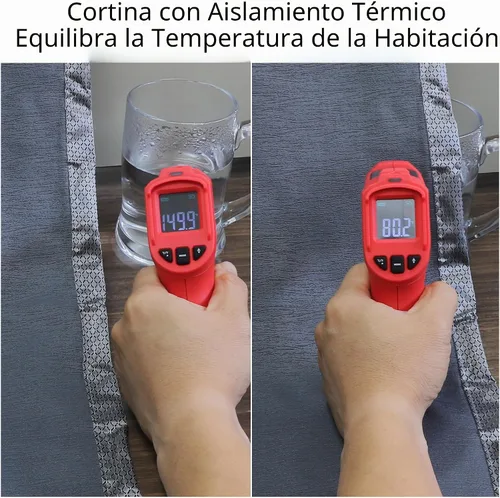 Vista 6 de Cortina de puerta aislada térmica magnética reforzada, tela en capas más gruesa