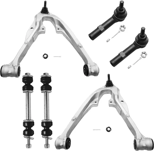 Vista 111 de Detroit Axle - Kit de brazos de control delantero para Chevy Silverado 1500 GMC Sierra 1500 GMC Sierra 1500 Avalanche Yukon Tahoe Escalade ESV EXT