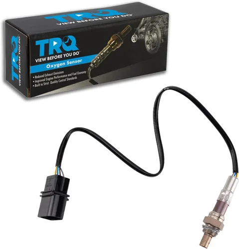Vista 304 de TRQ Sensor de Oxígeno O2 de 4 Hilos de Banda Estrecha Compatible con VW Atlas 2.0L 2018-21, VW GTI 2.0L 2016-18, Audi A3 Quattro 2.0L 2015-18, VW