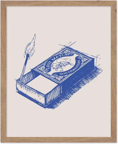Vista 33 de Poster Master Póster de You've Yeed Your Last Haw, estampado retro de vaquero azul, arte occidental, arte moderno, arte del salvaje oeste, regalo