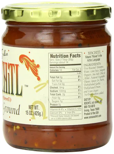 Vista 2 de Xochitl Stone Ground Salsa, suave, 15 oz (paquete de 2)
