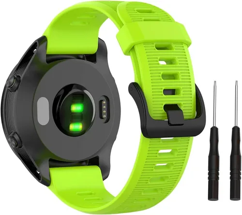 Vista 16 de ISABAKE Correa de reloj para Garmin Forerunner 935/945/955/965/745, pulsera de repuesto de silicona de 0.866 in para Fenix 5 Plus/Fenix 6