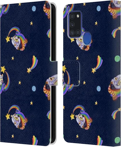 Vista 36 de Head Case Designs Officially Licensed Carla Morrow Colorful Space Dice Patterns Leather Wallet Case Compatible with Samsung Galaxy A07 4G