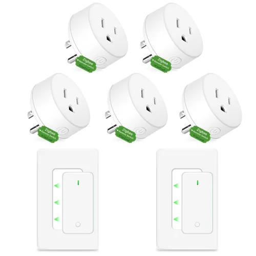 Vista 14 de NineLeaf - Enchufe de salida de control remoto, interruptor de luz de encendido y apagado inalámbrico desmontable 500FT Light Plug Decorator
