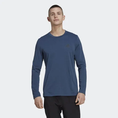 Vista 3 de adidas Camiseta deportiva de manga larga Aeroready Designed 2 Move Feelready para hombre