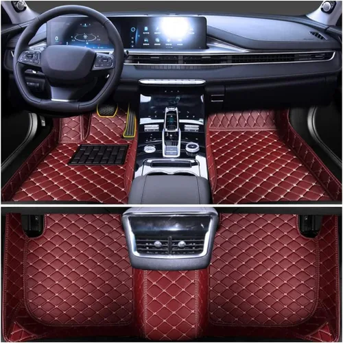 Vista 17 de Tapete para piso de automóvil hecho a medida para el 96% de los modelos de automóvil, cobertura completa, protección interior, impermeable, Beige