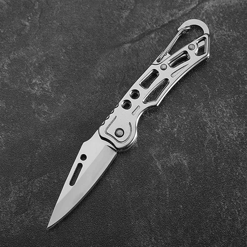 Vista 6 de Cuchillo plegable, 2 piezas, mini cuchillo de bolsillo para hombres y mujeres, utilizado para cortar cuerdas, cajas de papel y frutas, fácil