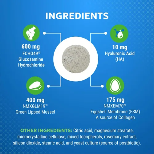 Vista 6 de Nutramax Laboratories Cosequin Elements - Suplemento para la salud de las articulaciones del perro con glucosamina, mejillón de labios verdes
