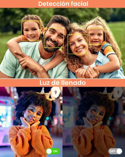 Vista 7 de Cámara digital, la última cámara digital FHD 1080P para adolescentes con tarjeta SD, cámaras antisacudidas y disparos, cámaras portátiles con zoom