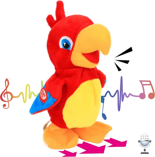 Vista 12 de Hopearl Pollo parlante, repite lo que dices asintiendo, regalo de amigos, de juguetes animados o de forma animada, eléctricos, para niños pequeños