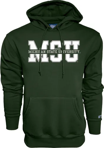 Vista 15 de Blue 84 NCAA - Sudadera con capucha para hombre con apliques de sarga de nivel superior