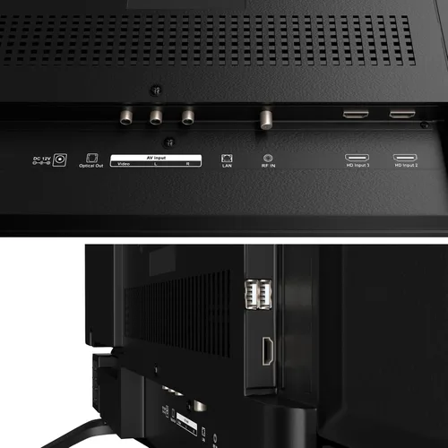Vista 8 de Audiobox Smart TV con reproductor de DVD integrado – LED HDTV, compatible con CA/CC, cámper y RV TV para viajes, entretenimiento en casa