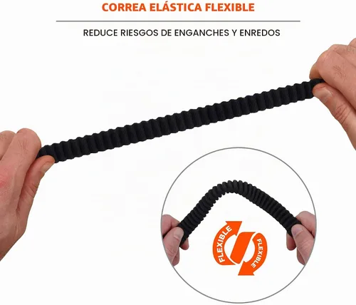 Vista 4 de Ergodyne Squids 3105 - Cordón para herramientas con mosquetón de bloqueo de tornillo de aluminio, capacidad de peso de la herramienta de 15 libras