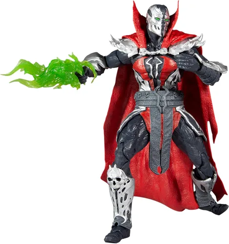 Vista 3 de McFarlane Toys Mortal Kombat Malefik Spawn Figura de acción de 7 pulgadas con accesorios