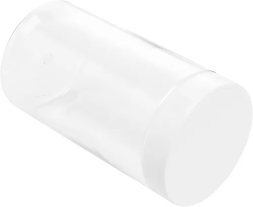 Vista 5 de 30 recipientes de limo de 14 onzas con tapas blancas, tarros de plástico transparente de boca ancha, pequeños recipientes de plástico transparente