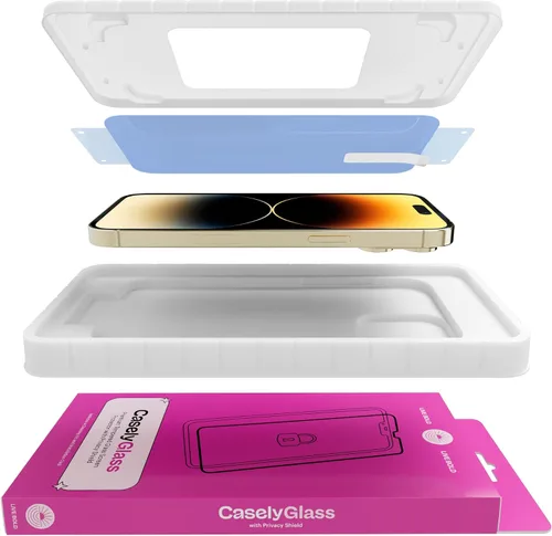Vista 9 de Casely Protector de pantalla de vidrio templado para iPhone 11 Pro Max/iPhone XS Max