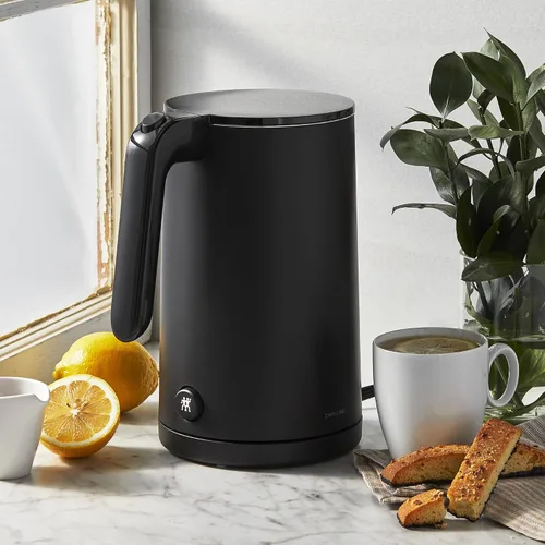 Vista 5 de ZWILLING Enfinigy - Hervidor eléctrico Cool Touch de 1 litro, tetera inalámbrica y agua caliente, color negro