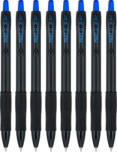 Vista 8 de PILOT G2 Edge - Bolígrafos de gel premium surtidos, bolígrafos de punta fina de 0.7 mm, experiencia de escritura sensorial, caja de 8