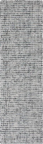 Vista 16 de SAFAVIEH Abstract Collection - Alfombra decorativa, 2 x 3 pies, color negro y marfil, lana hecha a mano, ideal para zonas de alto tráfico