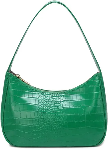 Vista 46 de CYHTWSDJ Bolsos de hombro para mujeres, lindo bolso tote tipo hobo con cierre de cremallera y mini cartera de mano Nailon Negro