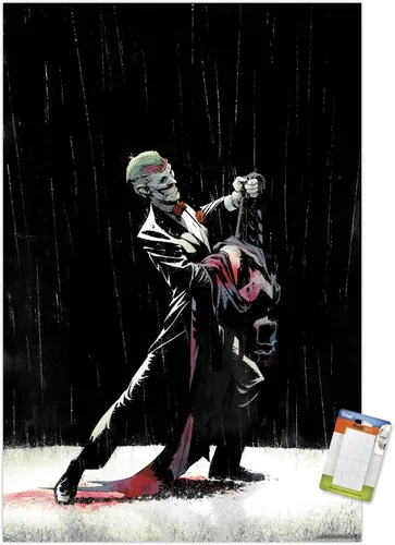 Vista 9 de DC Comics Joker - Póster de pared Dancing In The Dark de 34 pulgadas de largo x 22.4 pulgadas de ancho, versión premium sin marco
