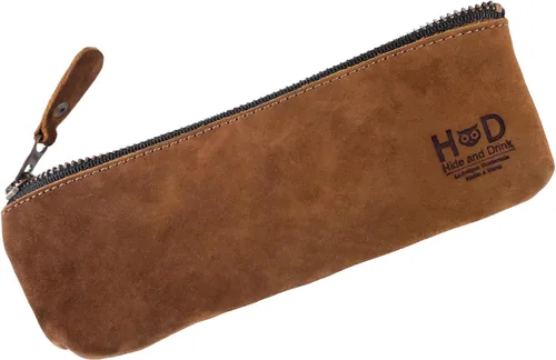 Vista 8 de Hide & Drink, Estuche rectangular para lápices, estuche para bolígrafos y marcadores para hombres y mujeres, soporte plano con cremallera
