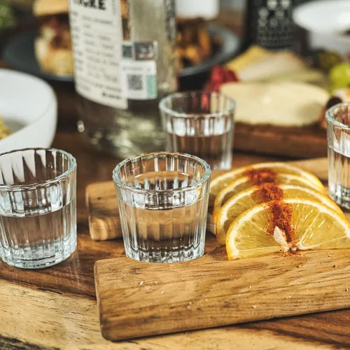 Vista 4 de Vaso Veladora Mezcal Vasos de chupito de México (paquete de 24) (2.24 x 2.36)