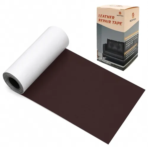 Vista 25 de BSZHTECH Cinta de reparación de cuero, parche de reparación de cuero autoadhesivo para sofás, muebles, sofás, asientos de automóvil, kit avanzado