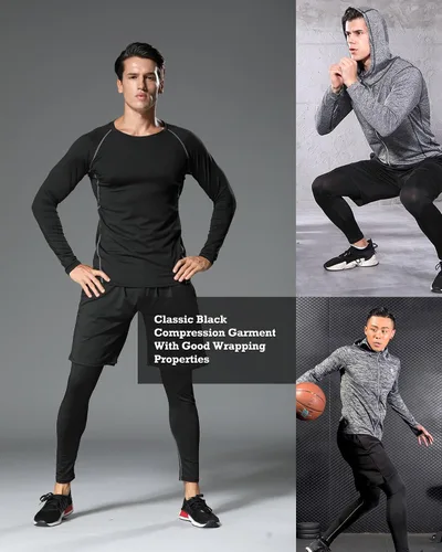 Vista 3 de BOOMCOOL 5PCS Gym Clothes for Men Workout Sets