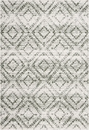 Vista 68 de SAFAVIEH Colección Adirondack Alfombra Decorativa - 2'6" x 4', Negro y Marfil, Diseño Moderno Desgastado, No Desprende Pelusa y Fácil Cuidado, Ideal