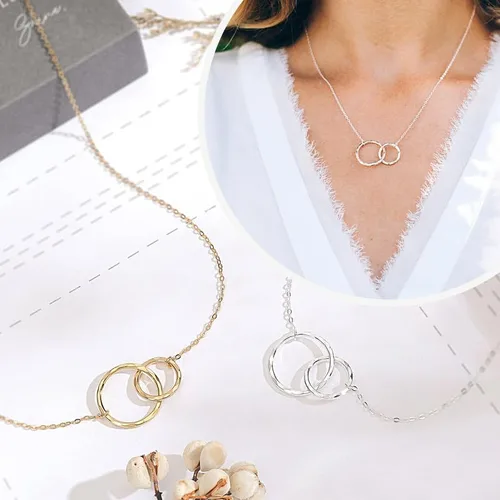 Vista 2 de HOPE LOVE SHINE Sympathy Gift for Loss of Loved One - Remembrance, Bereavement, Memorial Necklace, Jewelry 16+2", 14k Gold Plated Sterling Silver