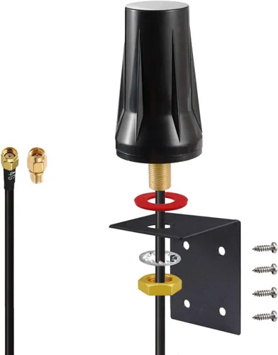 Vista 5 de Antena de cámara celular 4G LTE con cable más grueso de baja pérdida de 10 pies para Spypoint Flex Link Micro EVO Stealth Cam Tactacam Reveal X PRO