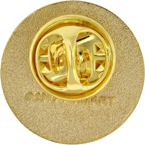 Vista 3 de PinMart Smiling Face Enamel Lapel Pin