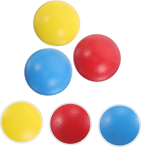 Vista 9 de Toddmomy 3 bolas de madera para croquet de repuesto para juegos familiares al aire libre, promueve la coordinación ojo-mano para actividades