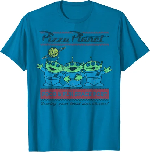 Vista 3 de Disney Pixar Toy Story Pizza Planet Aliens Camiseta