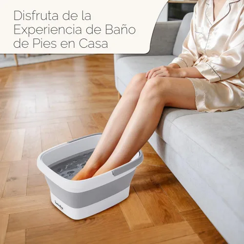 Vista 3 de Beinilai - Lavabo plegable para remojar los pies, bañera de remojo de pies