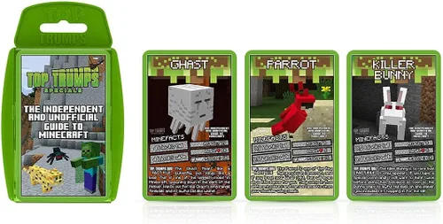 Vista 6 de Top Trumps Juego de cartas The Independent & Unofficial Guide to Minecraft - Juegos de aprendizaje familiar para niños y adultos para más de 2