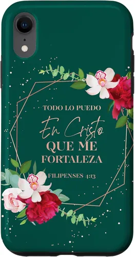 Vista 25 de Regalos Mujer Cristiana Español Versículos de la Biblia Español Funda para iPhone 17